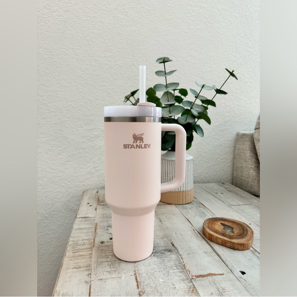Stanley Blush Pink Tumbler with Handle